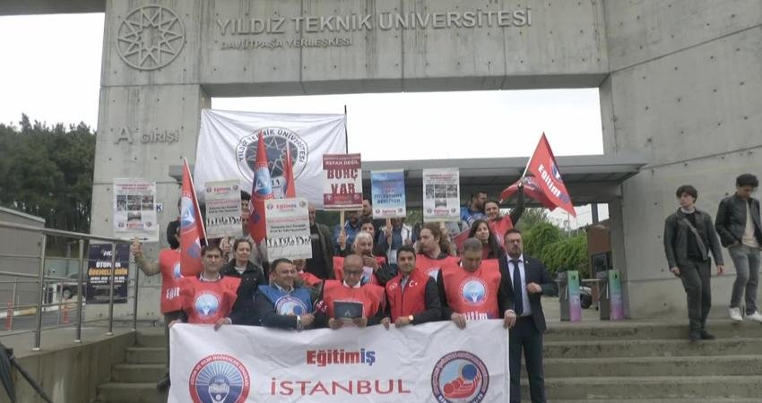 Eğitim-İş Sendikası İstanbul 6 No’lu Üniversiteler Şubesi Başkanı Şenol Güzel,