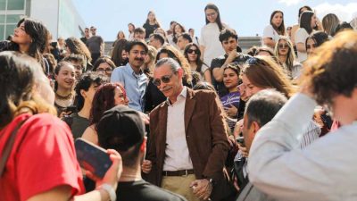 Etimesgut Belediye Başkanı Erdal Beşikcioğlu, TED Üniversitesi'nde düzenlenen etkinlikte öğrencilerle