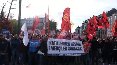 Şişli'de, 10 yıllık tazminatını alabilmek için gittiği Çalık Holding binası