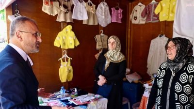 Eyüpsultan Belediyesi, kadınların üretim gücüne destek olmak amacıyla Göktürk’te 'Kadın