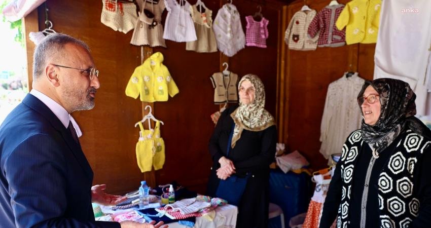 Eyüpsultan Belediyesi, kadınların üretim gücüne destek olmak amacıyla Göktürk’te 'Kadın