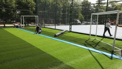 Eyüpsultan Belediyesi, vatandaşların talepleri doğrultusunda Rami Bir Nefes Parkı’ndaki futbol