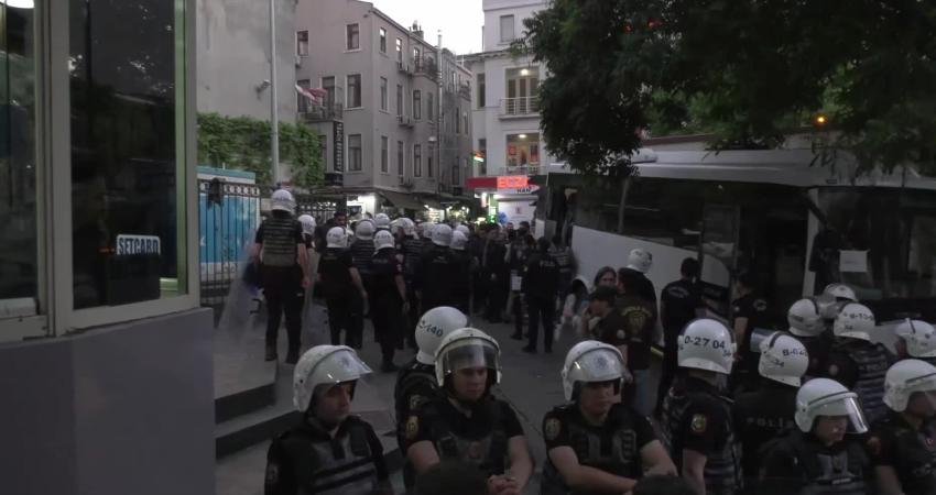 Gezi Parkı eylemlerinin 12. yıl dönümünde Beyoğlu'nda bir anma düzenlendi.