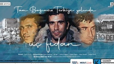 Devrimci gençlik önderleri Deniz Gezmiş, Hüseyin İnan ve Yusuf Aslan,