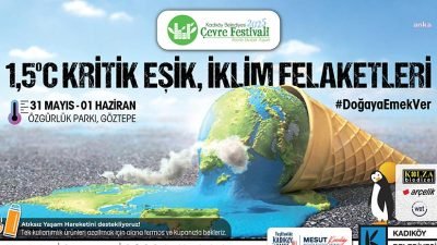 Kadıköy Çevre Festivali "1,5 Santigrat Derece Kritik Eşik, İklim Felaketleri" temasıyla