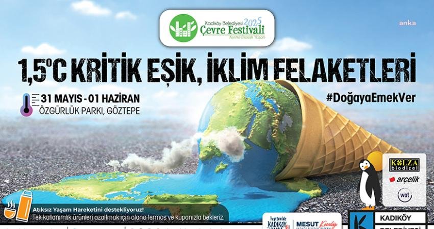 Kadıköy Çevre Festivali "1,5 Santigrat Derece Kritik Eşik, İklim Felaketleri" temasıyla
