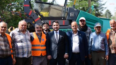 Kahramankazan Belediye Başkanı Selim Çırpanoğlu, Ahi Mahallesi’nde devam eden sıcak