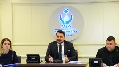 Kahramankazan Belediyesi Mayıs ayı olağan Meclis toplantısında konuşan Belediye Başkanı
