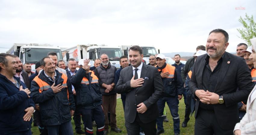 Kahramankazan Belediye Başkanı Selim Çırpanoğlu, belediye personelinin 1 Mayıs Emek