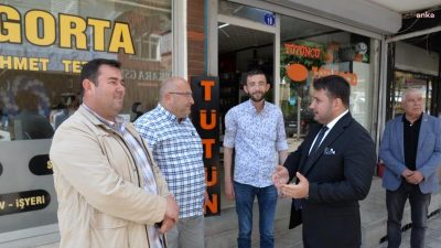 Kahramankazan Belediye Başkanı Selim Çırpanoğlu, ilçedeki esnafla bir araya gelerek