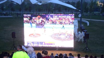 Kahramankazan Belediyesi, THY EuroLeague Final Four final maçı için Millet Bahçesi'nde