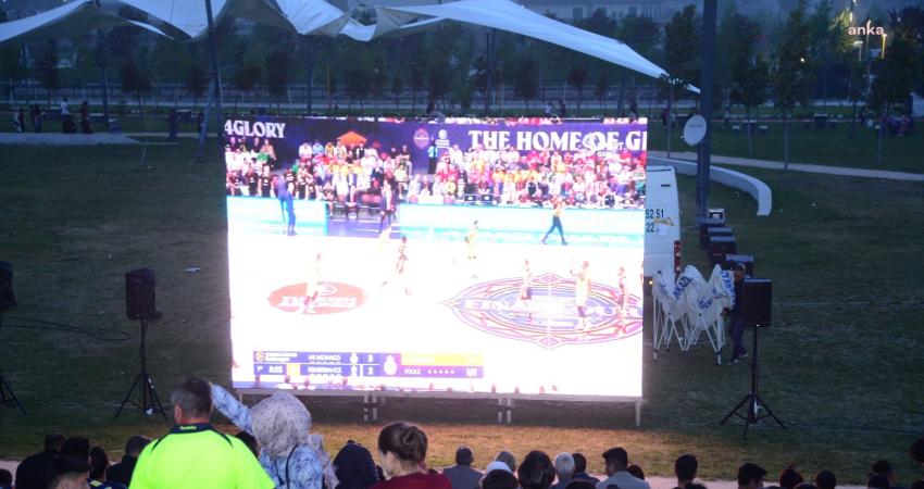 Kahramankazan Belediyesi, THY EuroLeague Final Four final maçı için Millet Bahçesi'nde