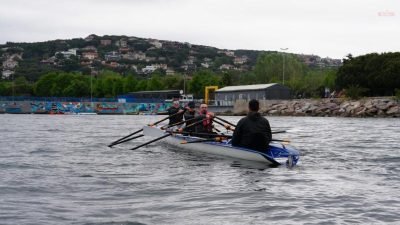 Kartal Belediyesi tarafından Dragos’ta hizmete açılan Su Sporları Merkezi’nde, kano