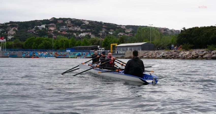 Kartal Belediyesi tarafından Dragos’ta hizmete açılan Su Sporları Merkezi’nde, kano