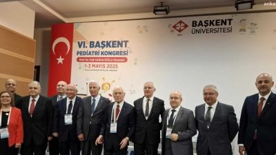 Başkent Üniversitesinin düzenlediği Pediatri Kongresi’nde konuşan Başkent Üniversitesi kurucusu Prof.