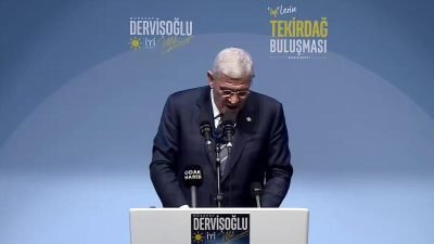 İYİ Parti Genel Başkanı Müsavat Dervişoğlu, Tekirdağ’da partisinin genişletilmiş il