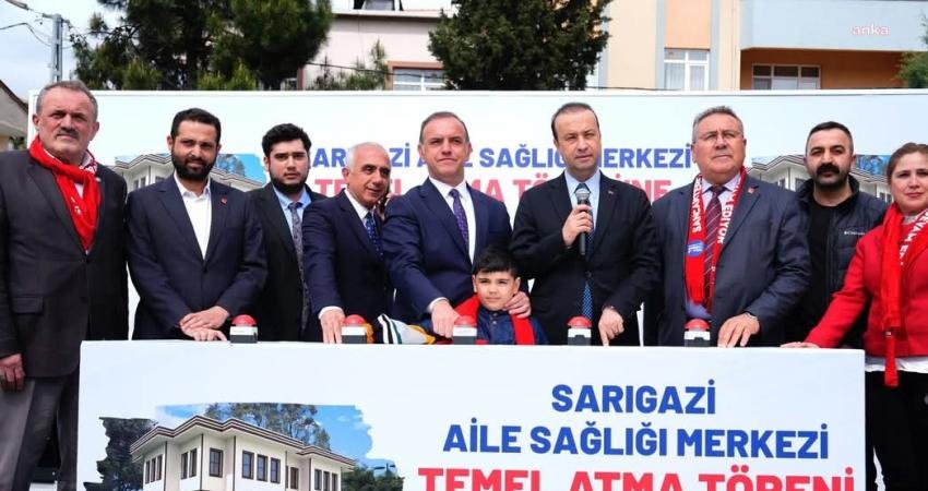 Sancaktepe Sarıgazi Mahallesi'ne inşa edilecek Aile Sağlığı Merkezi'nin temeli, törenle