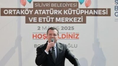 Silivri Belediyesi tarafından Ortaköy Mahallesi’nde hayata geçirilen Atatürk Kütüphanesi ve