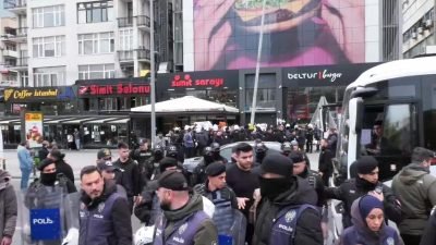 1 Mayıs Emek ve Dayanışma Günü dolayısıyla Mecidiyeköy’den Taksim’e yürümek