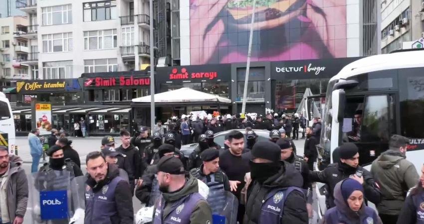 1 Mayıs Emek ve Dayanışma Günü dolayısıyla Mecidiyeköy’den Taksim’e yürümek
