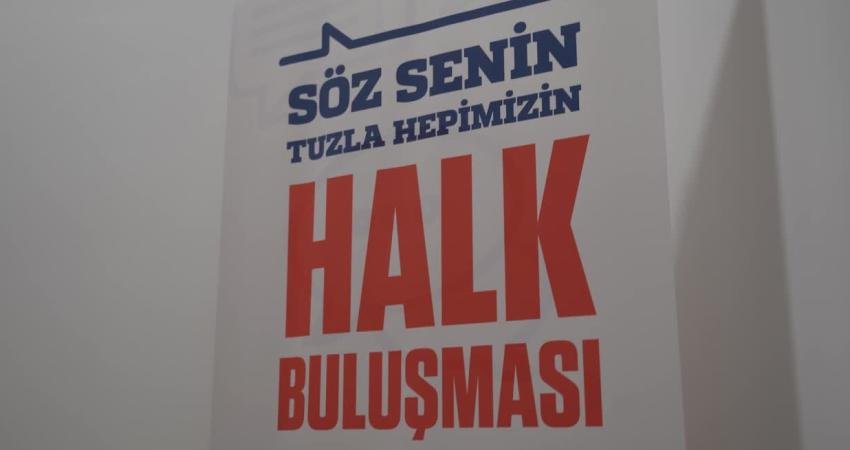Tuzla Belediye Başkanı Eren Ali Bingöl, ‘Söz Senin, Tuzla Hepimizin’