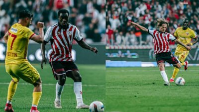 Trendyol Süper Lig'in 38'inci haftasında Samsunspor, sahasında Bellona Kayserispor'u 2-1