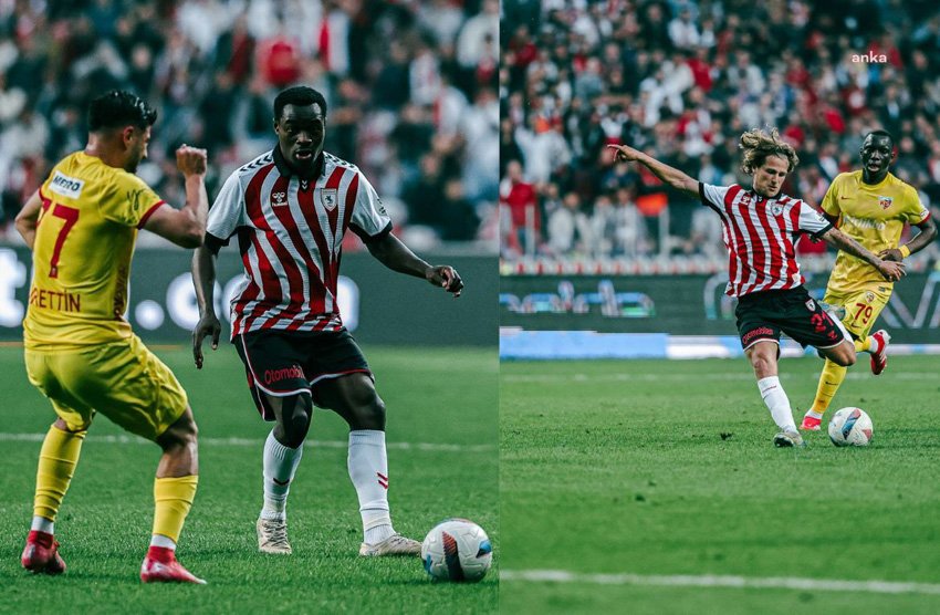 Trendyol Süper Lig'in 38'inci haftasında Samsunspor, sahasında Bellona Kayserispor'u 2-1