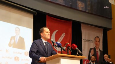 Yeniden Refah Partisi Genel Başkanı Fatih Erbakan, partisinin Erzurum il