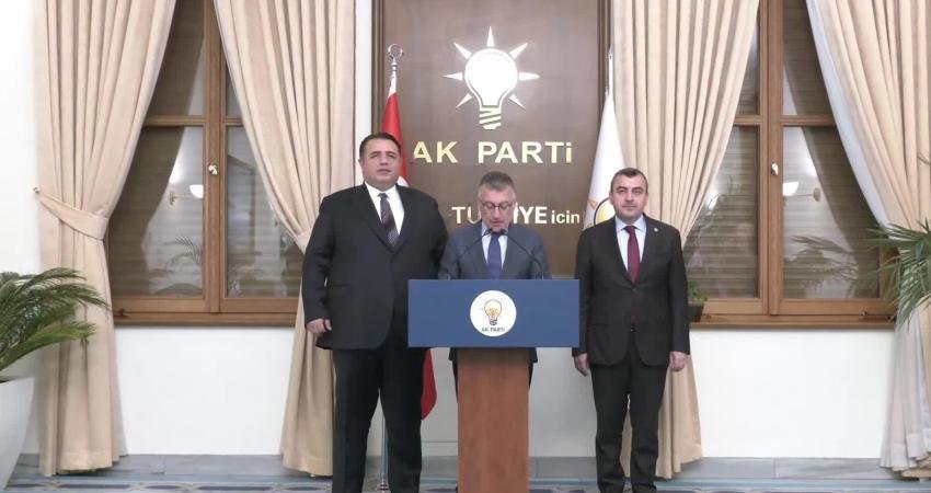 AK Parti Grup Başkanı Abdullah Güler, TBMM Başkanlığı'na sundukları ve