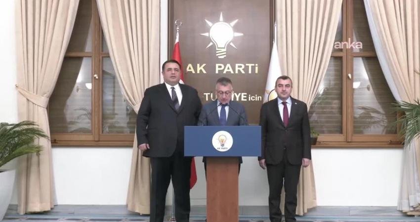 AK Parti Grup Başkanı Abdullah Güler, TBMM Başkanlığı'na sundukları ve
