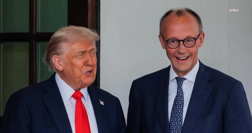 Almanya Başbakanı Friedrich Merz’in Beyaz Saray’da ABD Başkanı Donald Trump