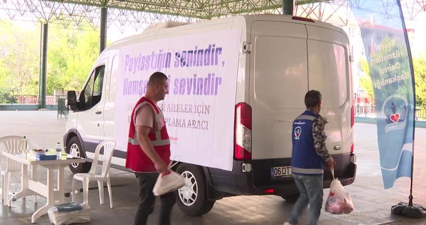 Ankara Büyükşehir Belediyesinin (ABB) "Paylaşmanın Bayramı" sloganıyla bu yıl da