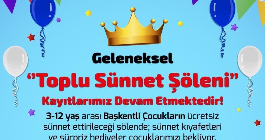 Ankara Büyükşehir Belediyesi’nin (ABB) her yıl 3 ile 12 yaş