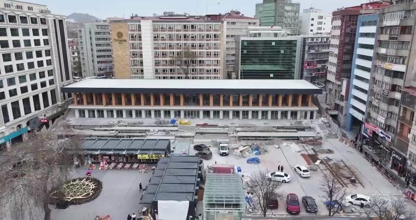 Ankara Büyükşehir Belediyesi tarafından gerçekleştirilen 'Zafer Meydanı Yeniden Düzenleme ve