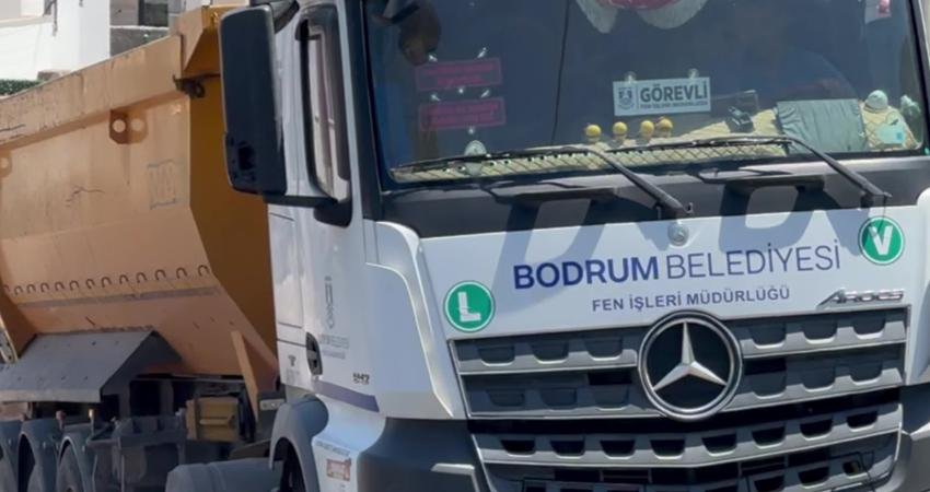 Bodrum Belediyesi Fen İşleri Müdürlüğü ekipleri, ilgili kurumlar tarafından altyapı