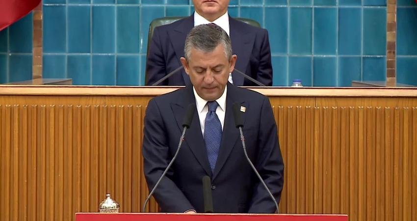 CHP Genel Başkanı Özgür Özel, partisinin grup toplantısında yaptığı konuşmada,