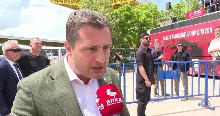 CHP Parti Sözcüsü Deniz Yücel, partisinin Bayburt'ta düzenlenen “Millet İradesine