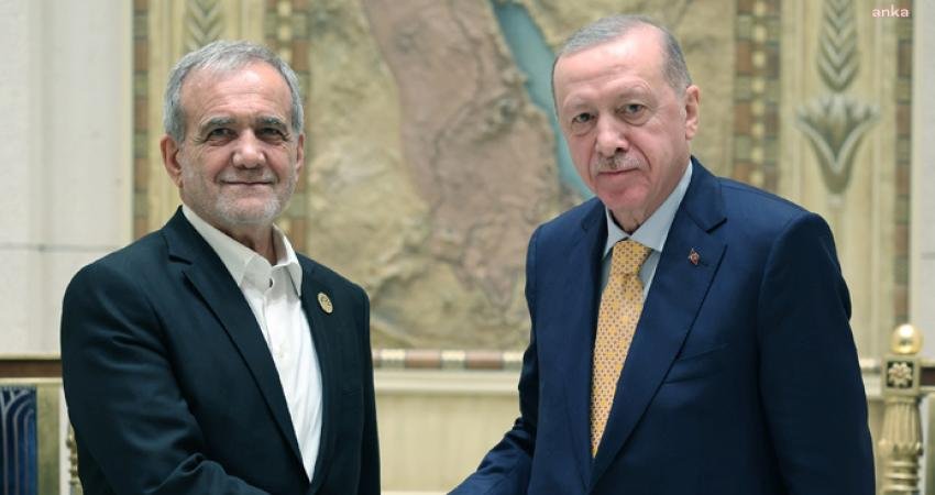 Cumhurbaşkanı Recep Tayyip Erdoğan, İran Cumhurbaşkanı Mesud Pezeşkiyan ile telefonda