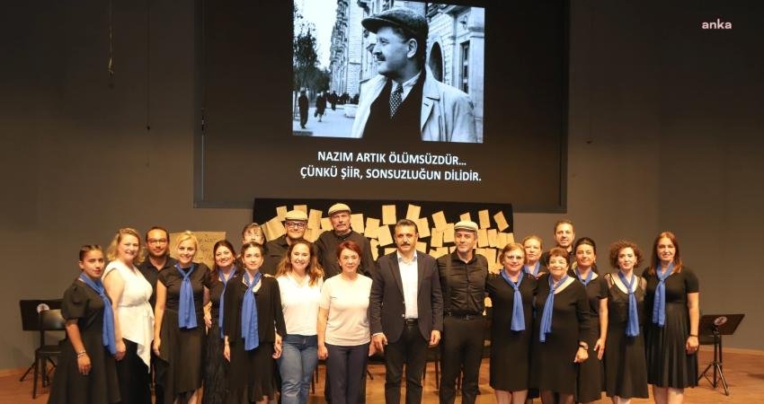 Dikili Belediyesi, Nazım Hikmet Ran'ı ölümünün 62'nci yılında Mustafa Kemal