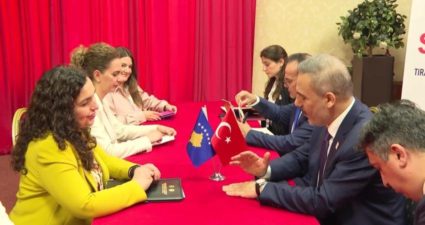Dışişleri Bakanı Hakan Fidan, Cumhurbaşkanı Recep Tayyip Erdoğan’ı temsilen Arnavutluk’un