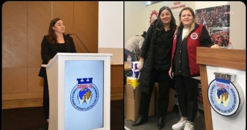 "Cumhurbaşkanına hakaret" suçlamasıyla emniyete çağrılan DİSK Genel İş İzmir 8