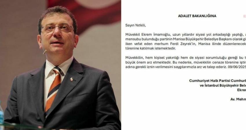 Silivri'de tutuklu bulunan İBB Başkanı ve CHP'nin cumhurbaşkanı adayı Ekrem