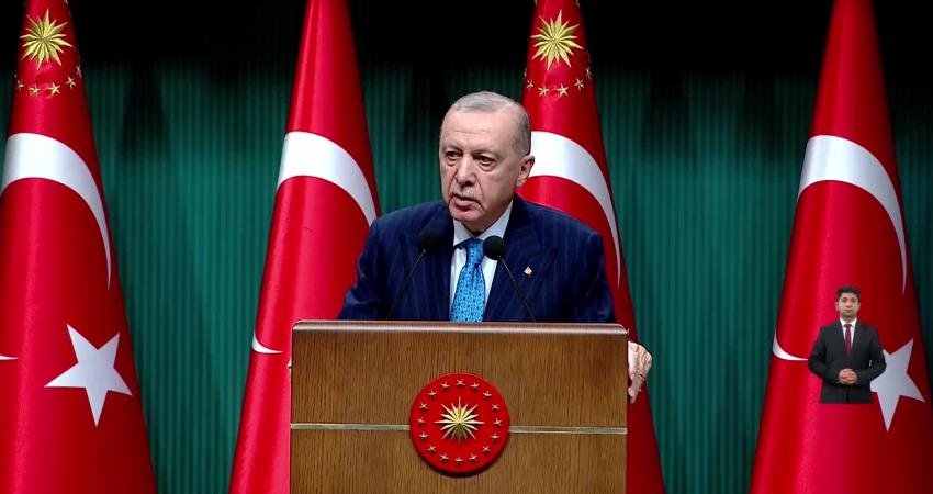Cumhurbaşkanı Recep Tayyip Erdoğan, kabine toplantısı sonrasında yaptığı açıklamada Rusya