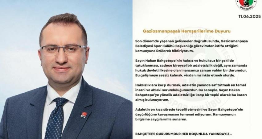 Gaziosmanpaşa Belediyesi Spor Kulübü Başkanı Selim Köroğlu, CHP’li Belediye Başkanı