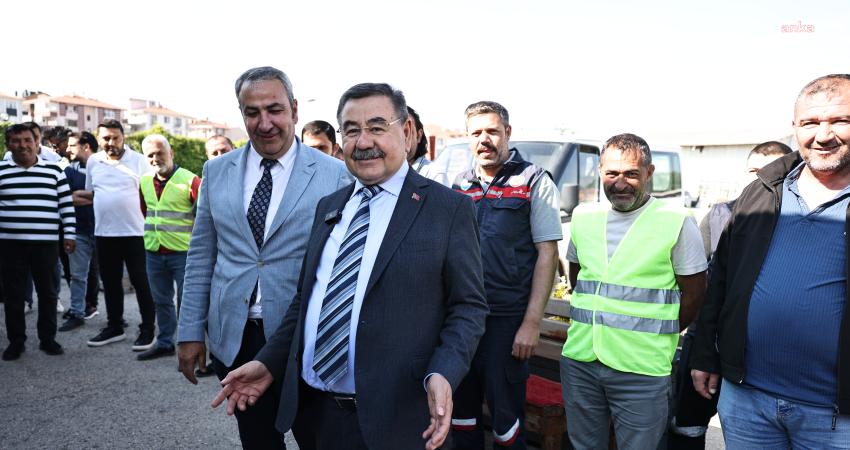 Gölbaşı Belediye Başkanı Yakup Odabaşı, bayram öncesi bir araya geldiği