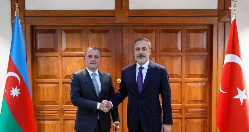 Dışişleri Bakanı Hakan Fidan, Azerbaycan Dışişleri Bakanı Ceyhun Bayramov ve
