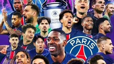 Şampiyonlar Lig’i Finali’nde İnter’i 5-0 mağlup eden PSG kupanın sahibi