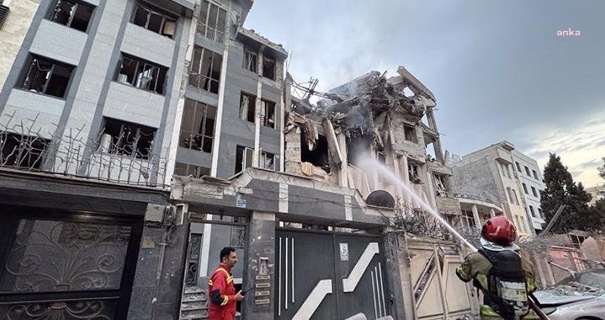İran devlet televizyonu, İsrail’in dün Tahran’da bir apartmanı hedef alan