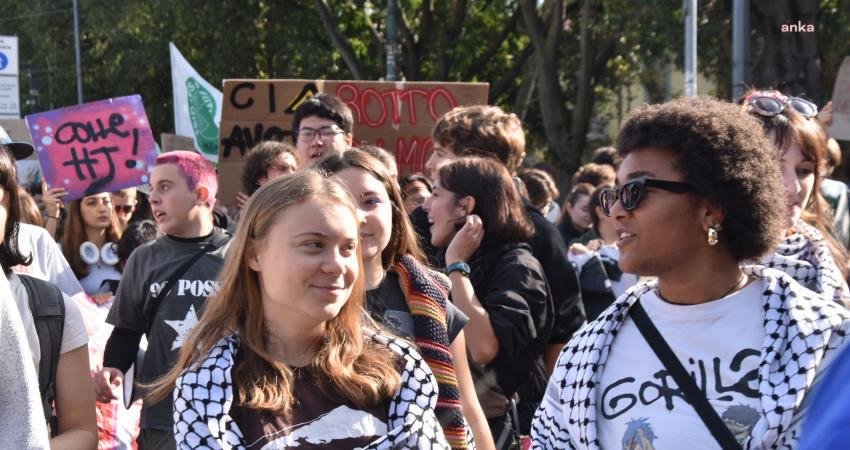 İsrail ordusu, çevre aktivisti Greta Thunberg dahil olmak üzere 12 kişilik aktivist