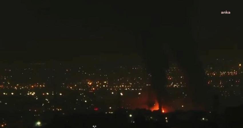 İsrail ordusu, İran’ın başkenti Tahran’a yönelik gece boyunca bir dizi